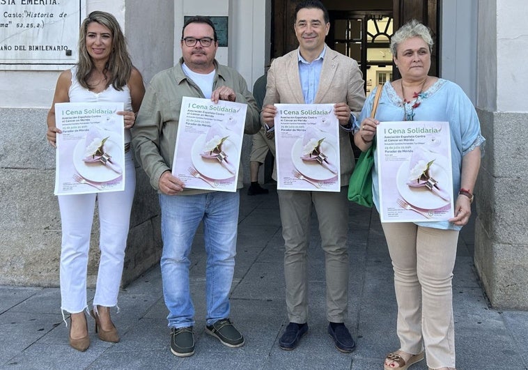 La Asociación Española contra el Cáncer celebra su primera cena solidaria en Mérida